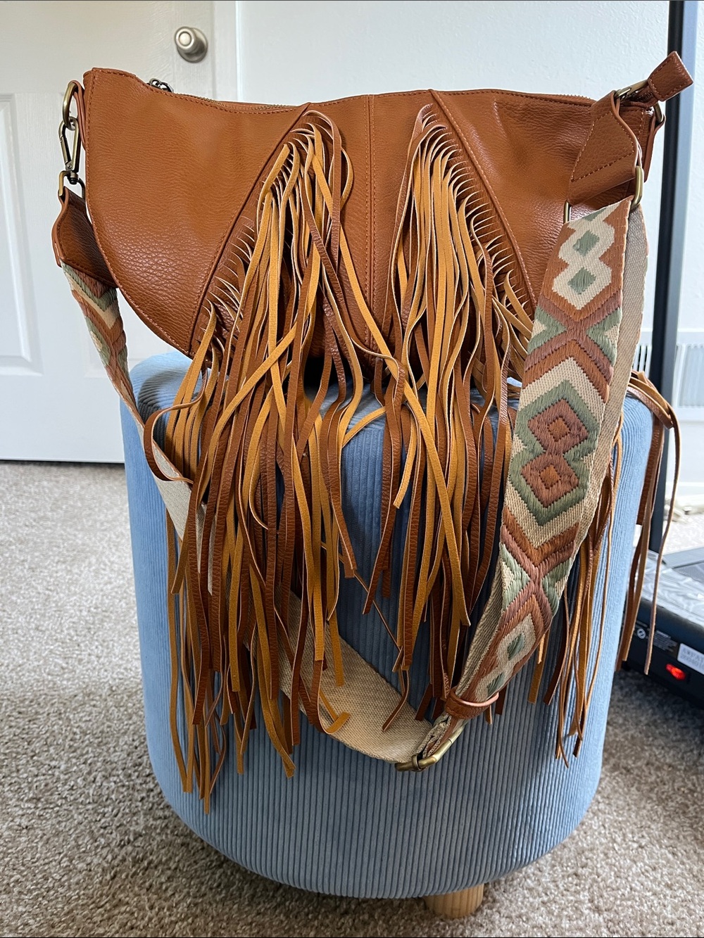 URBAN ORIGINALS Crossbody Bag with Fringe
